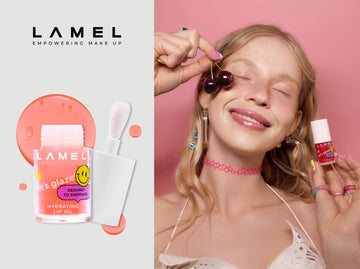 Applying a care product to lips