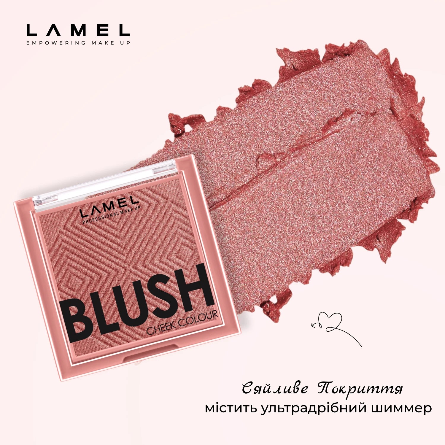 Рум'яна для обличчя Blush cheek colour