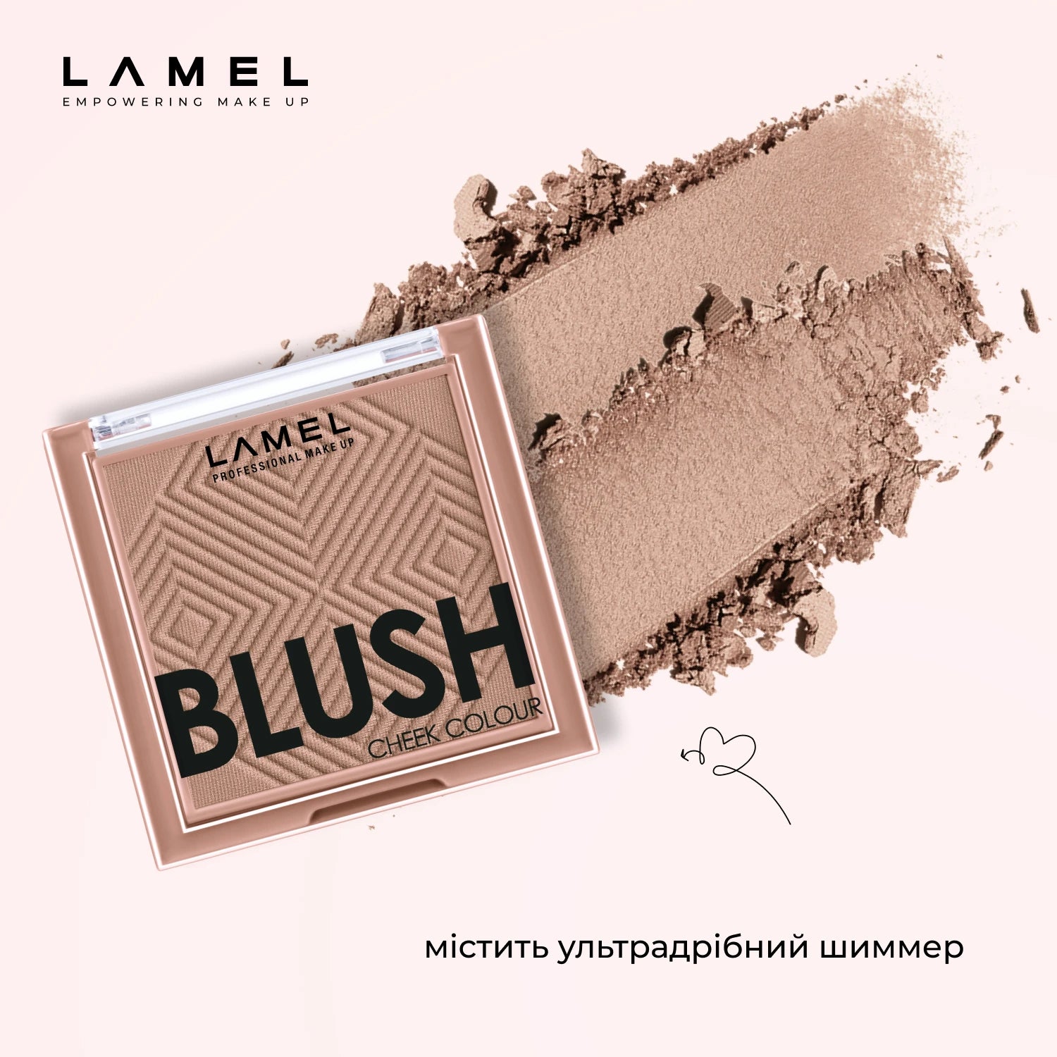 Рум'яна для обличчя Blush cheek colour