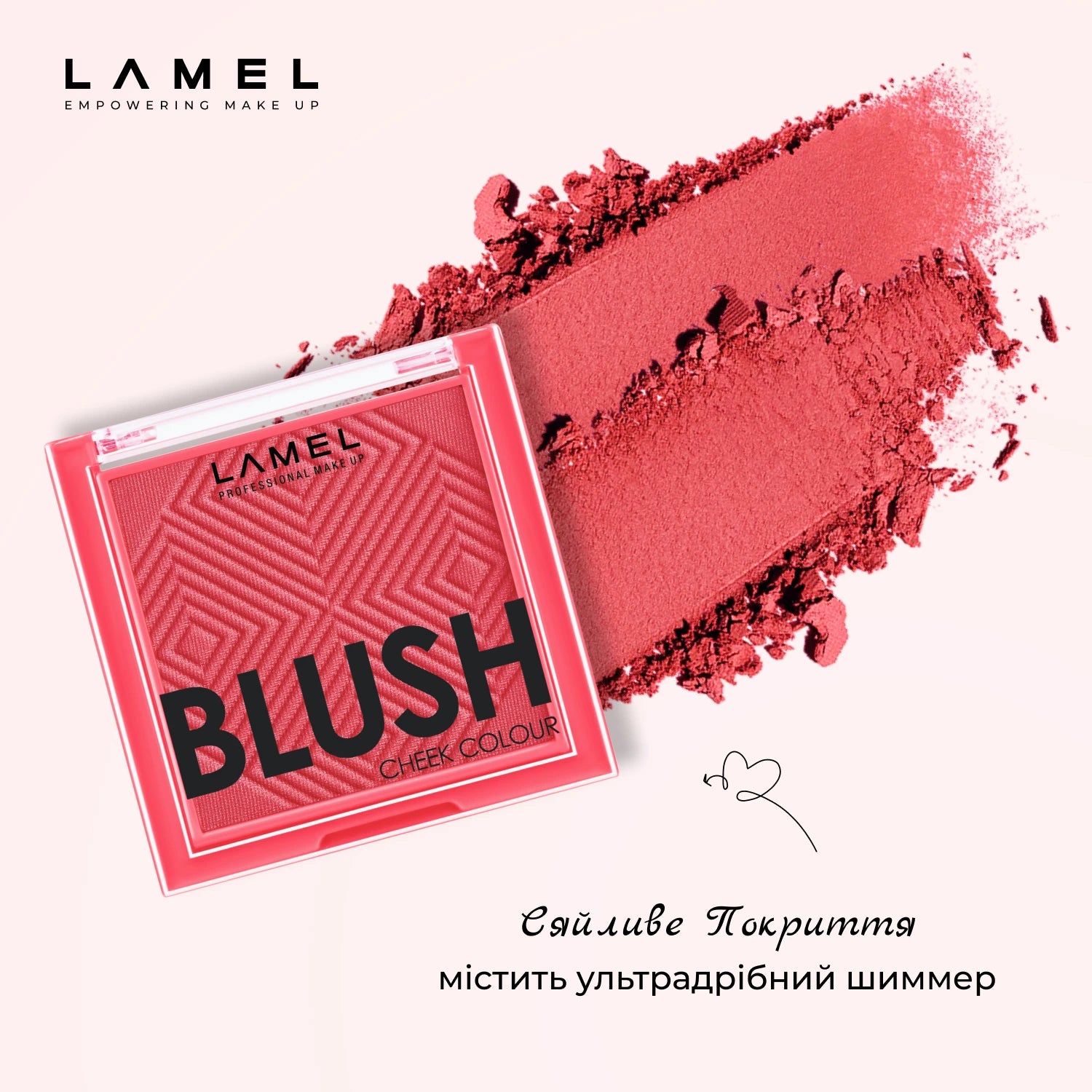 Рум'яна для обличчя Blush cheek colour