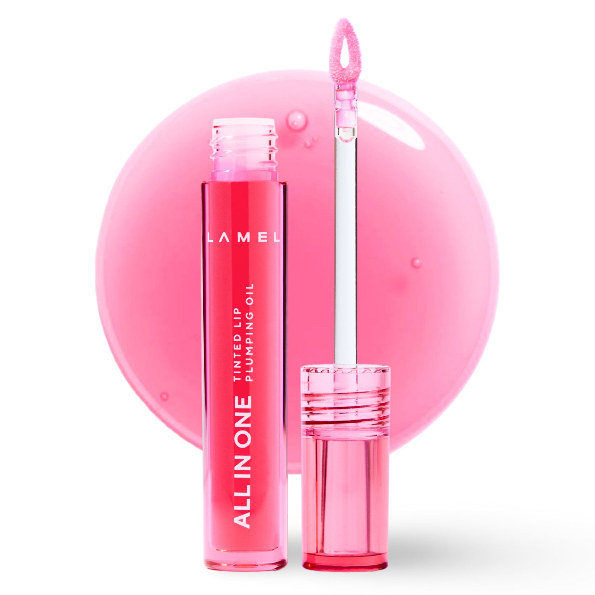 All in One Lip tinted plumping oil,Lamel Makeup