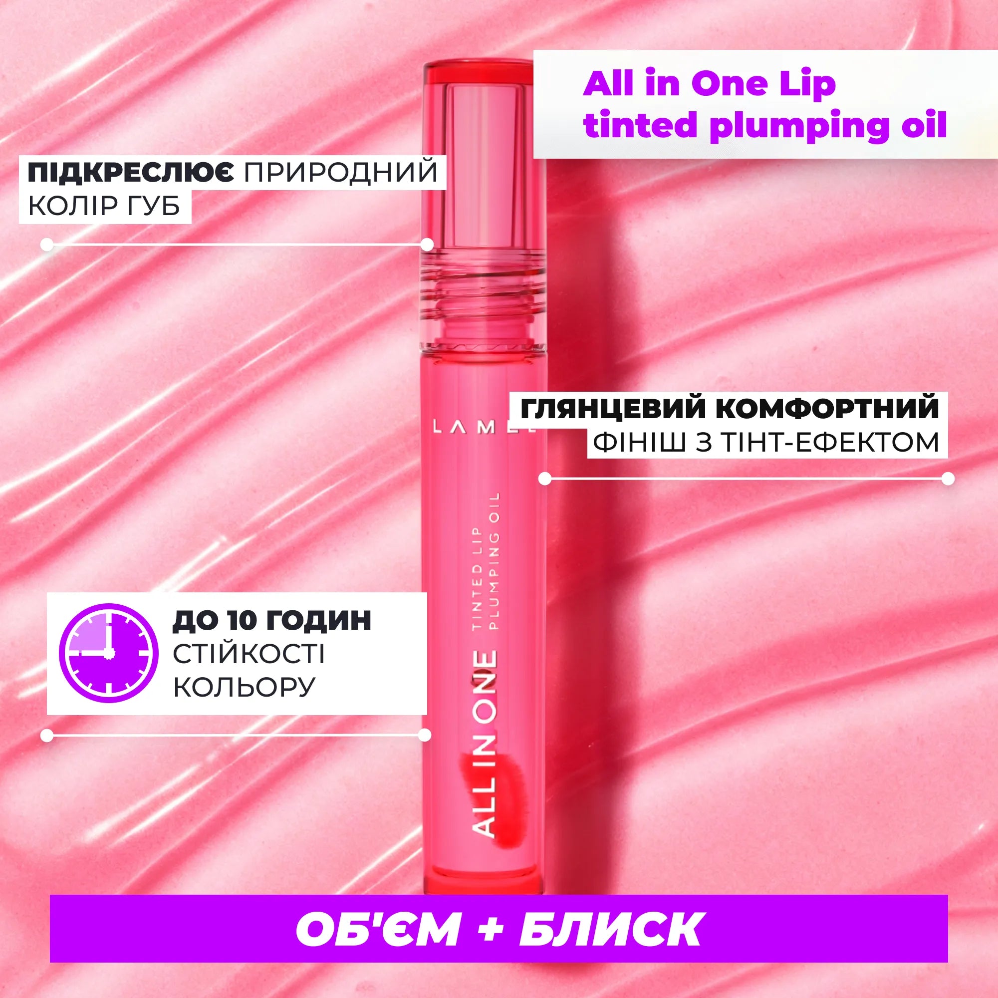 Дуо для об’єму та контуру губ