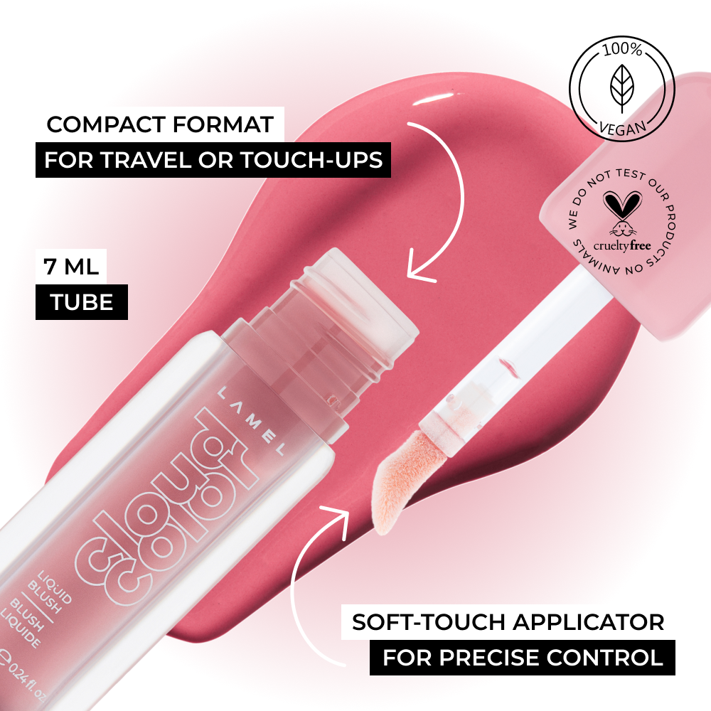 Рiдкi рум'яна Cloud Color Lightweight Liquid Blush