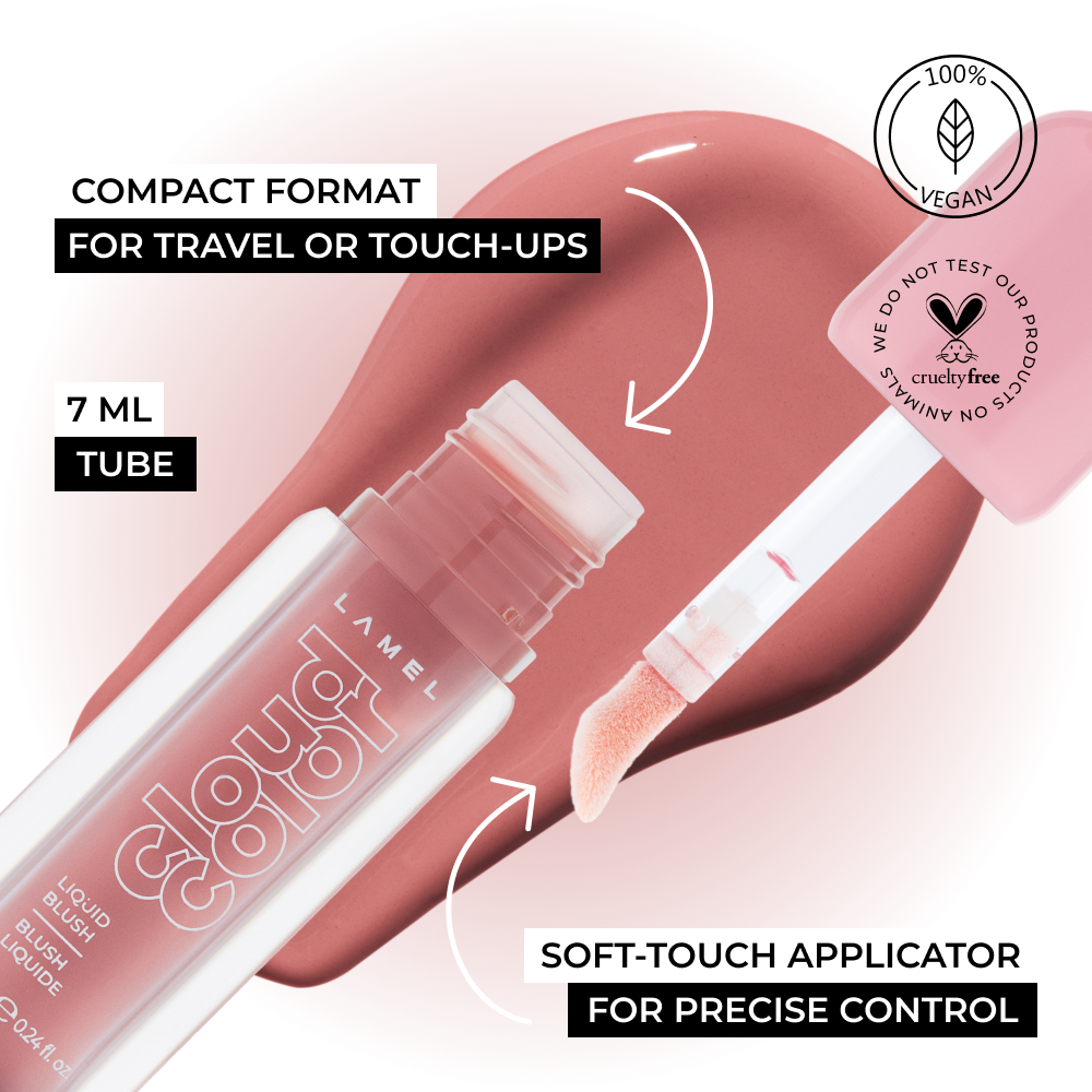 Рiдкi рум'яна Cloud Color Lightweight Liquid Blush