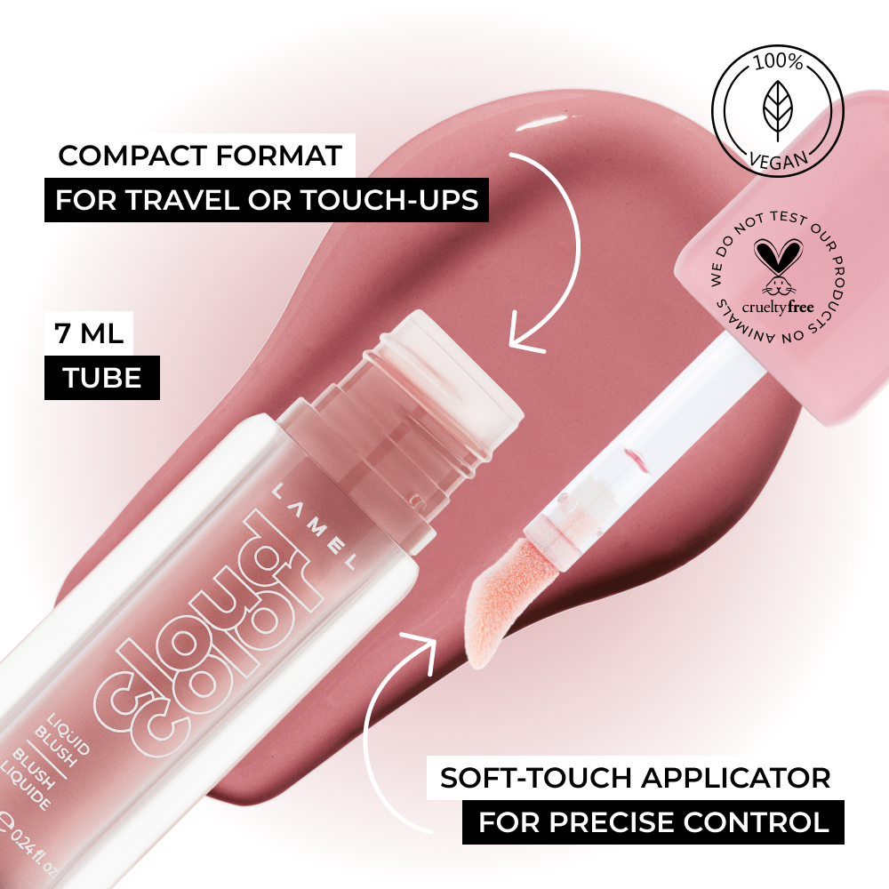 Рiдкi рум'яна Cloud Color Lightweight Liquid Blush