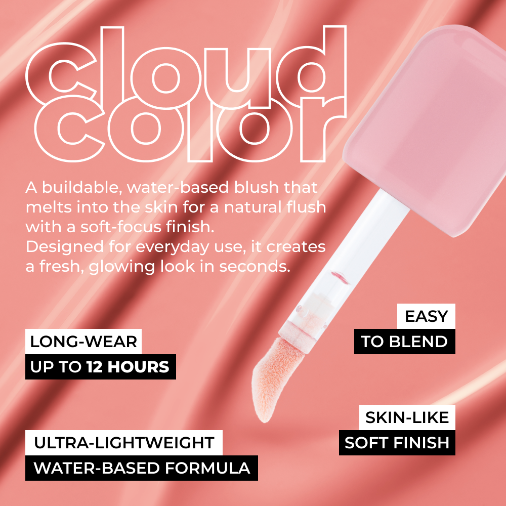Рiдкi рум'яна Cloud Color Lightweight Liquid Blush