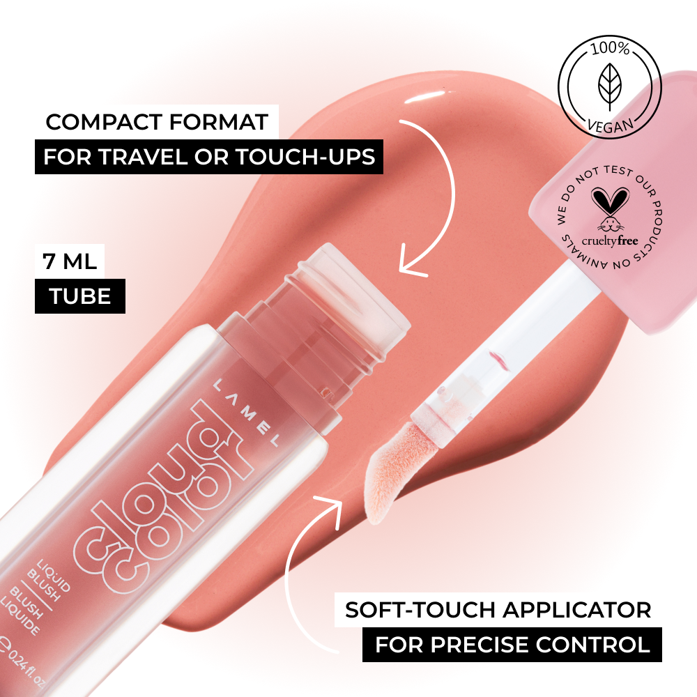 Рiдкi рум'яна Cloud Color Lightweight Liquid Blush