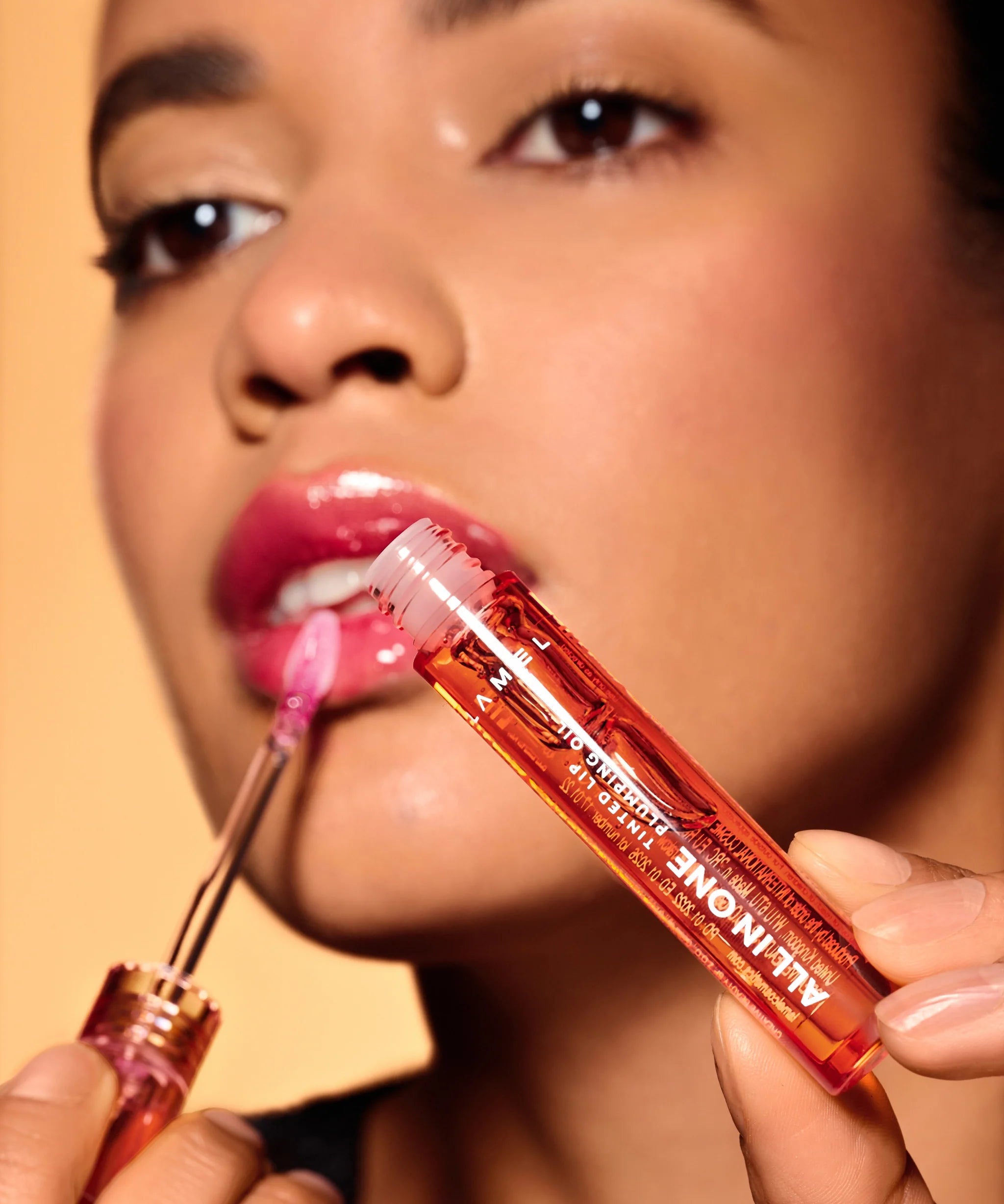 All in One Lip tinted plumping oil,Lamel Makeup