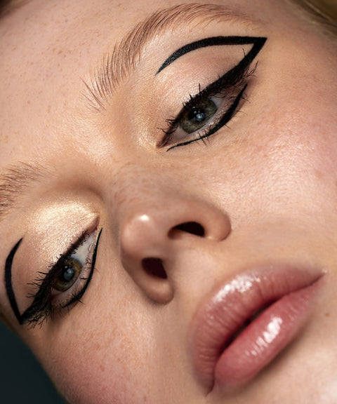 Black Eyeliner with Soft Brush,Lamel Makeup