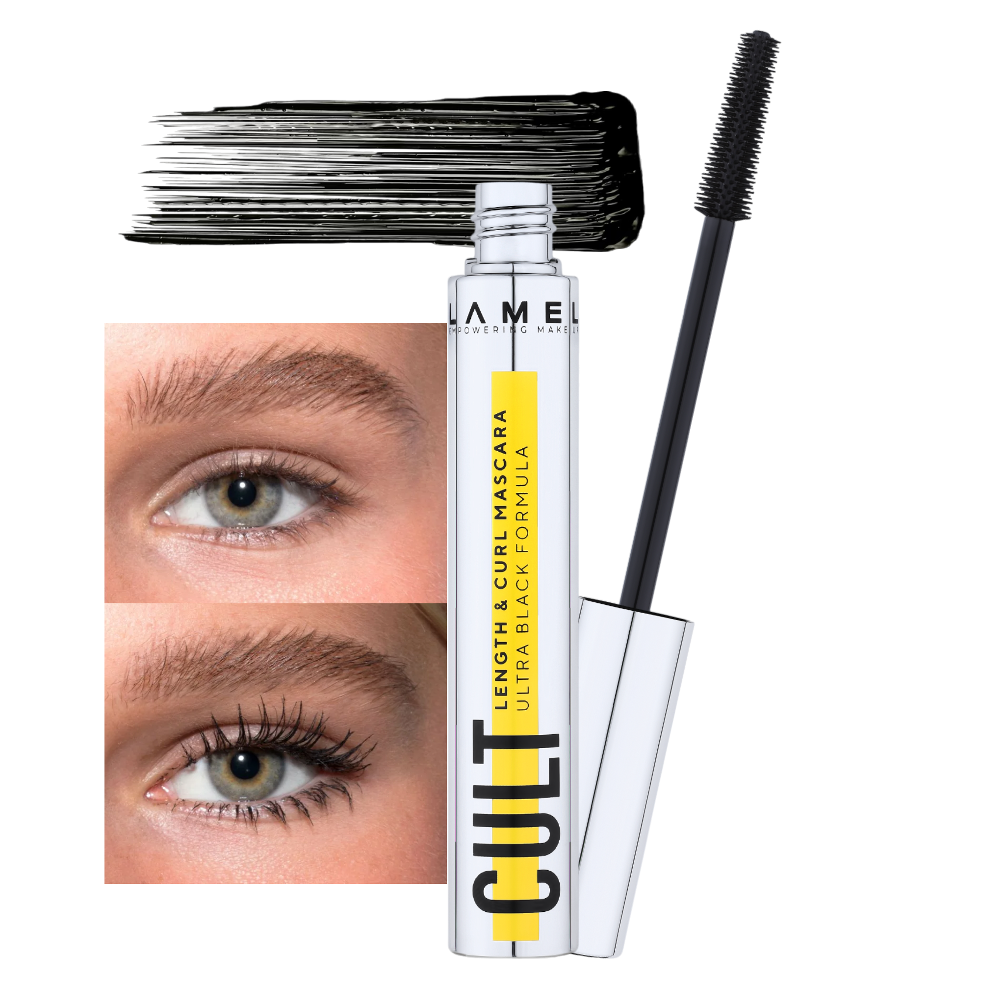 Подовжуюча туш з єффектом ліфтингу вій Cult Length & Curl Mascara