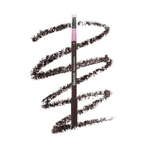 Карандаш для бровей Sketch Brow Pencil - Black-brown 05