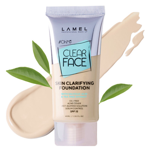 Тональний крем Oh My Clear Face - Deep beige 402