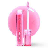 Олія тінт для губ All in One Lip Tinted Plumping Oil - Pink sparkle 402