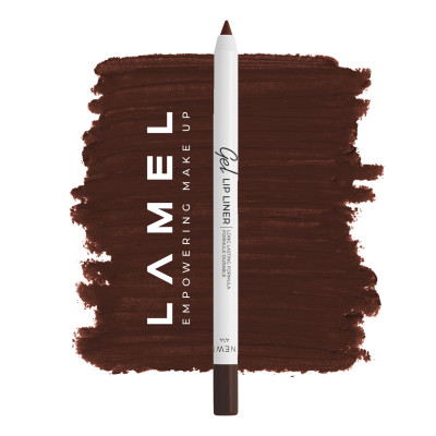 Стійкий гелевий олівець для губ Long lasting Gel Lip Liner - Intense Brown 414