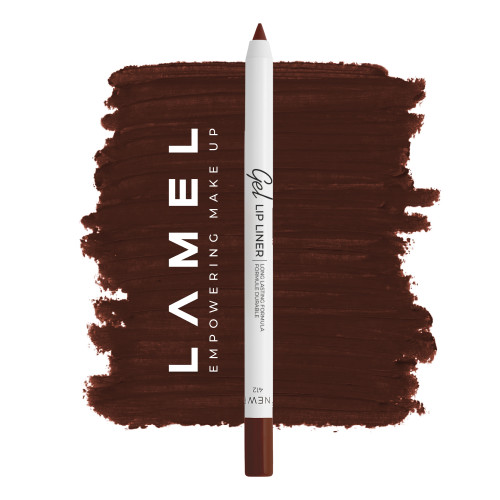 Устойчивый гелевый карандаш для губ Long lasting Gel Lip Liner - Spicy Nude 412