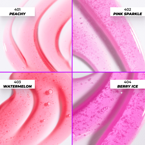 Масло-тинт для губ All in One Lip Tinted Plumping Oil - Pink sparkle 402