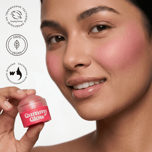 Кремові рум'яна Gummy Glow Cream Blush Stick