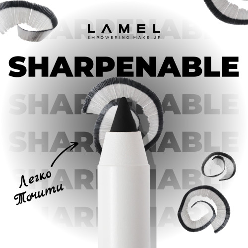 Устойчивый гелевый карандаш Long lasting Gel Eye Liner - Black 401