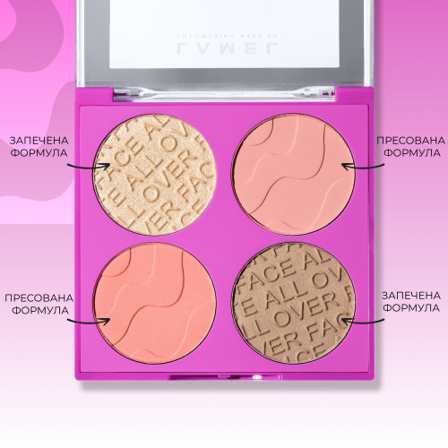 Палетка для лица All-Over Face palette - Light 01