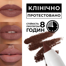 Стійкий гелевий олівець для губ Long lasting Gel Lip Liner - Spicy Nude 412